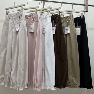 Gang_jeans#9507(K)กางเกงขายาว จินนี่ กระดุมหน้า มีกระเป๋าข้าง