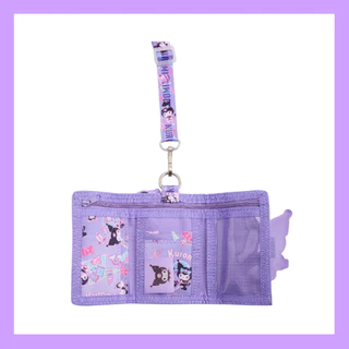 💙 แท้ 100% กระเป๋าสตางค์ กระเป๋าใส่บัตร พร้อมสายคล้อง Sanrio 💜 พวงแตะยืด เป๋าตังค์ กระเป๋าตังค์ เป๋าเงิน Luma