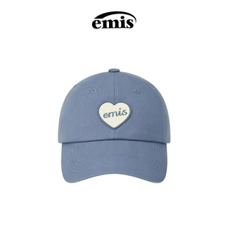 EMIS - HEART RUBBER PATCH BALL CAP( BEIGE , RED, BLACK, MINT, BLUE, NAVY)