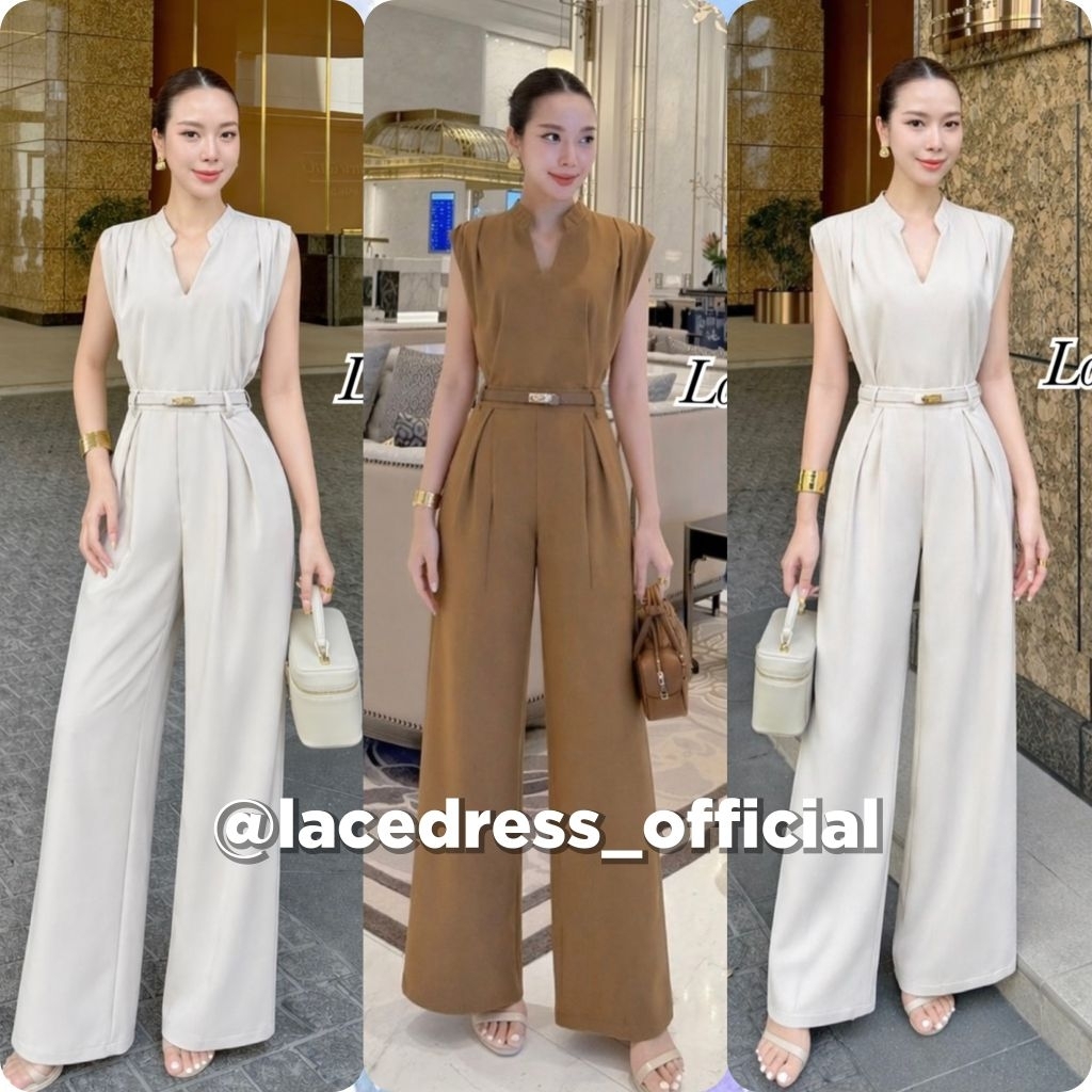 Lover ■ ชุดเซ็ต3ชิ้นเสื้อ+กางเกง+เข็มขัด