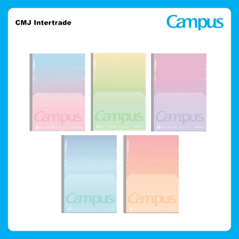 KOKUYO Campus Notebook Positive & Relax สมุดบันทึก สมุดโน้ต B5 มีเส้น สีรุ่งพาสเทล ของแท้จากญี่ปุ่น Limited Edition