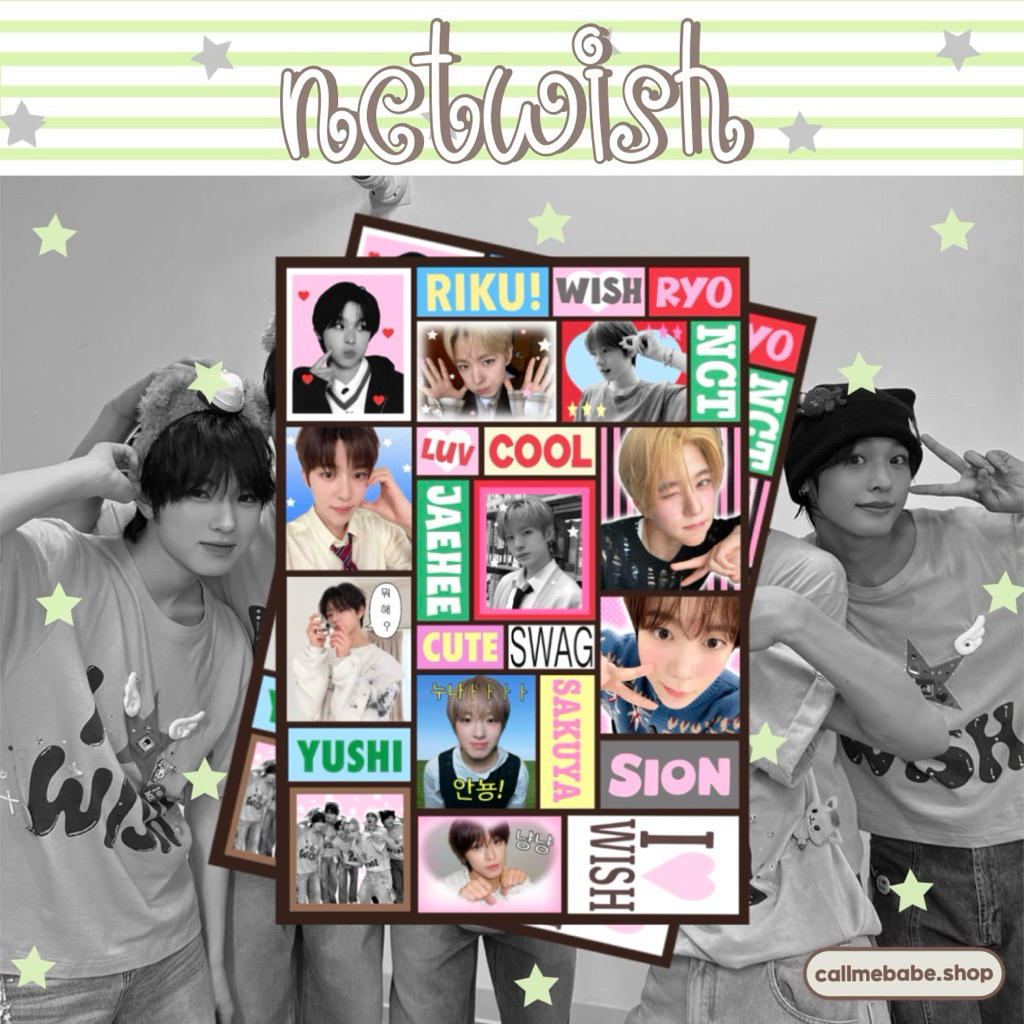 [ร้านไทย]nctwish sticker