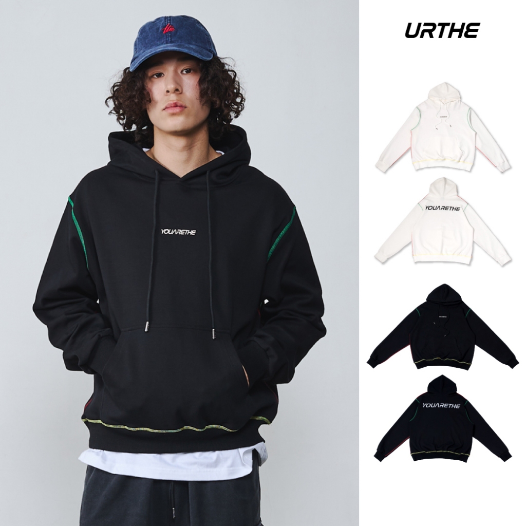 URTHE - เสื้อฮู้ดดี้ เสื้อกันหนาว Oversize รุ่น INVERT HOODIE
