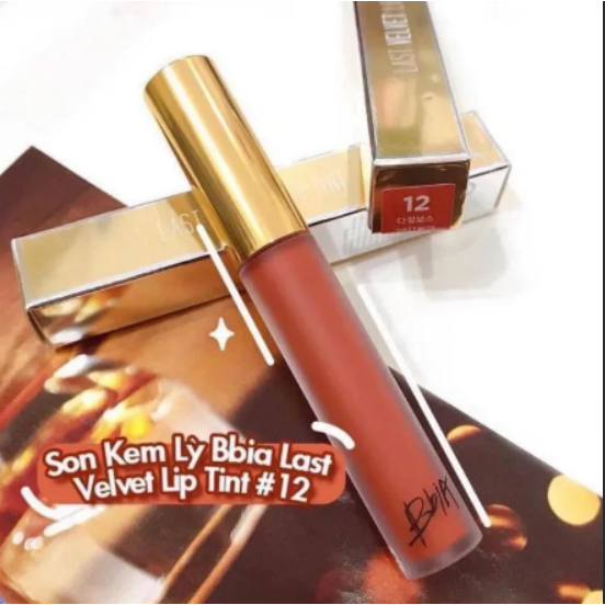 2026 Son Kem Lì BBIA Velvet Lip Tint 12 - BBIA Màu 12 [YANG Cosmetics Authentic]