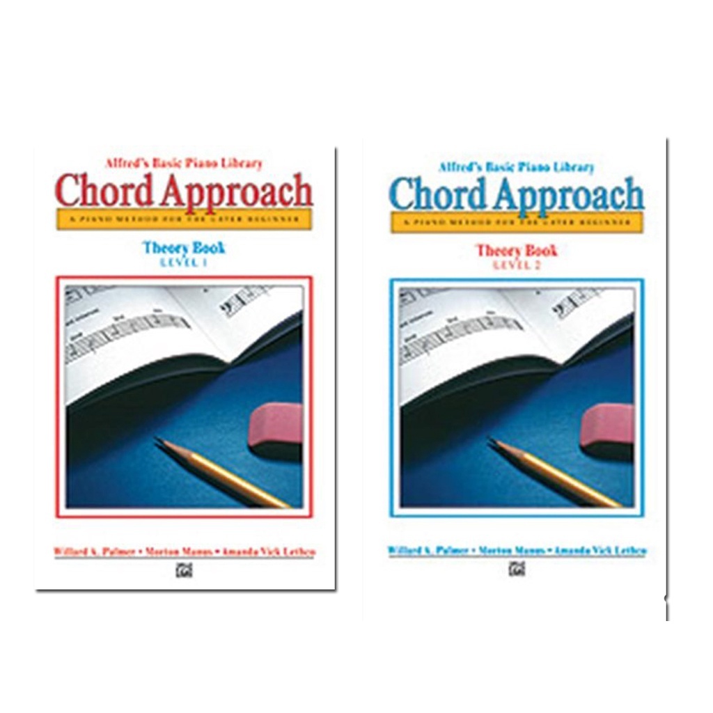 หนังสือดนตรี Basic Piano Library Chord Approach Theory Book 1,2