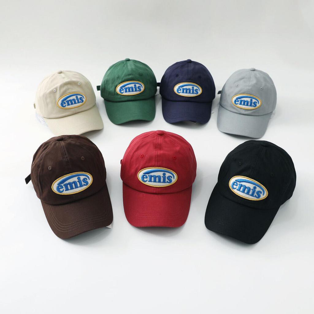 NEW LOGO CAP(RENEWAL)-BROWN แท้ พร้อมส่ง หมวกเบสบอล สไตล์คู่รัก