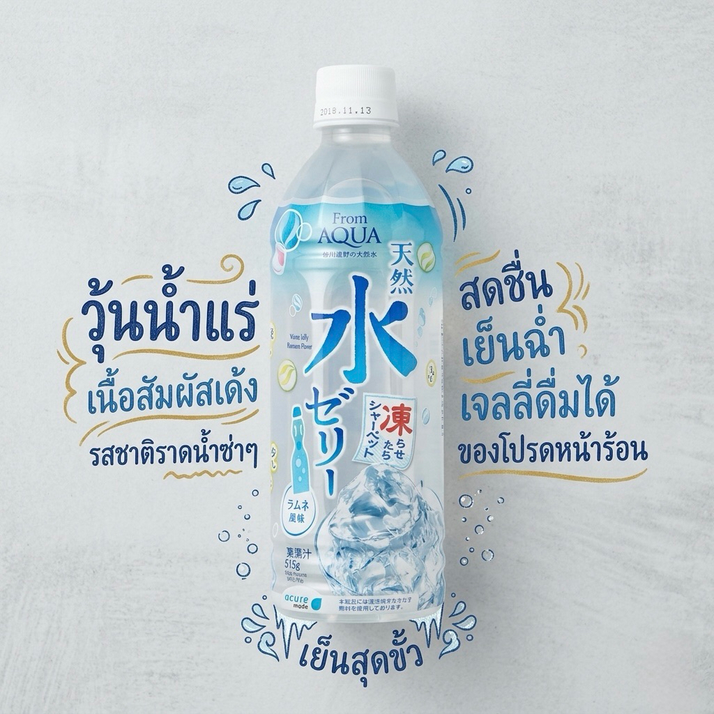 พร้อมส่ง ✅ น้ำดื่มเจลลี่ 🇯🇵 From AQUA Water Jelly