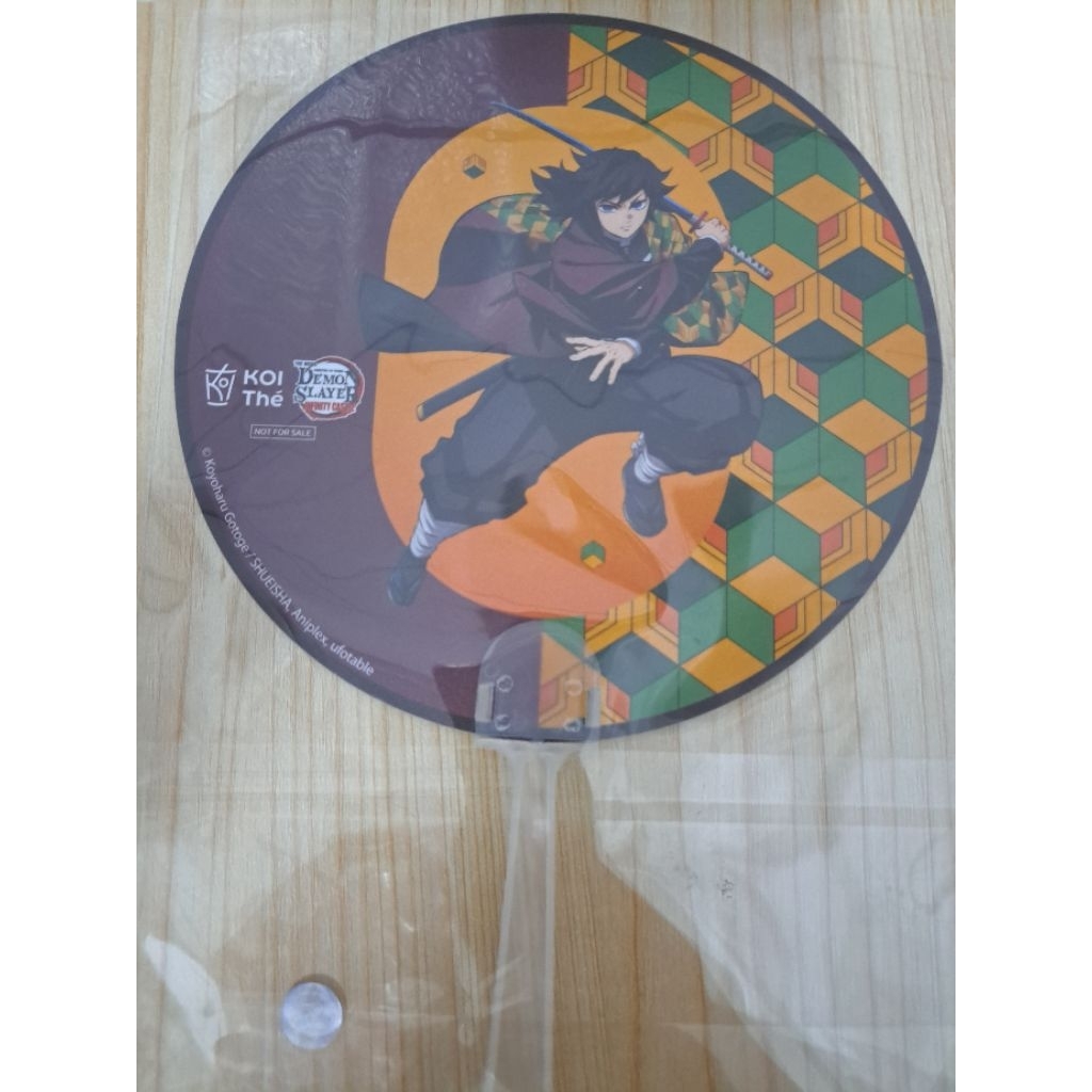 พัด ดาบพิฆาตอสูร กิยู & ทันจิโร่ Giyuu & Tanjiro Collaboration with KOI The Demon slayer