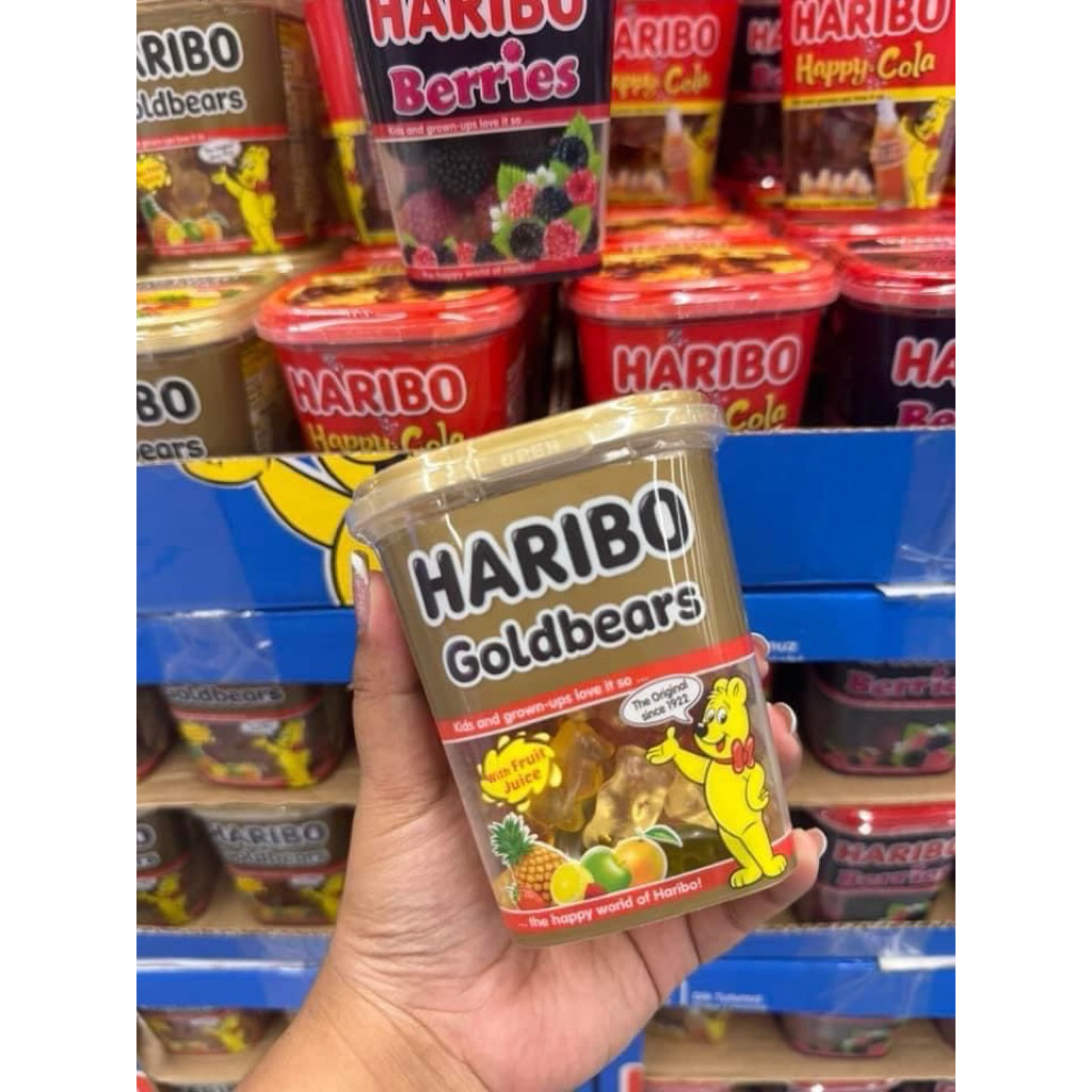 (LT)⏰นาทีทอง⏰ Haribo ฮาริโบ้ เยลลี่ผลไม้รูปหมีนำเข้า ⚠️ขนาด150กรัม