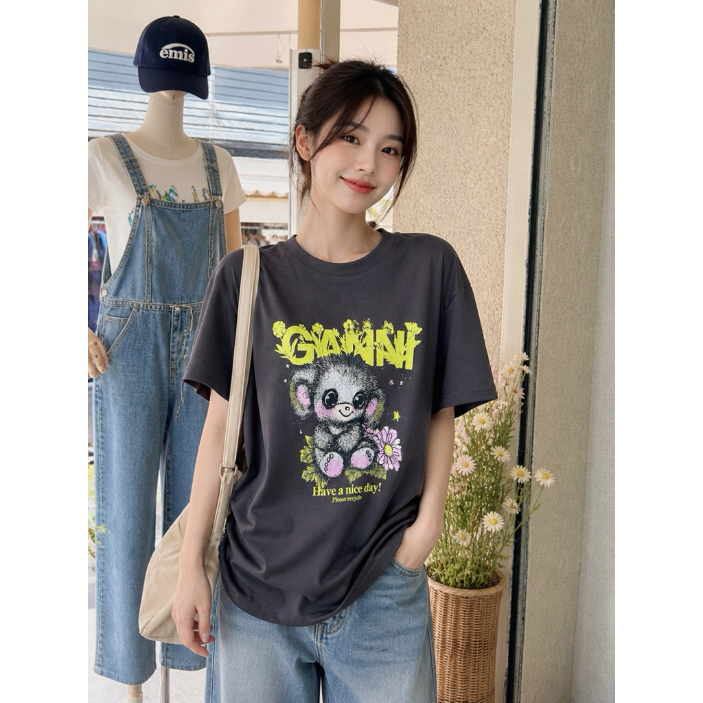 เสื้อยืด Ganni T shirt