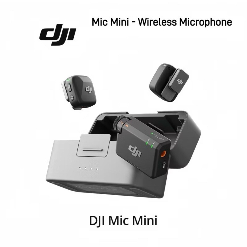 DJI Mic Mini Wireless MicrophoneDJI Mic Mini (2 TX + 1 RX +CASE)