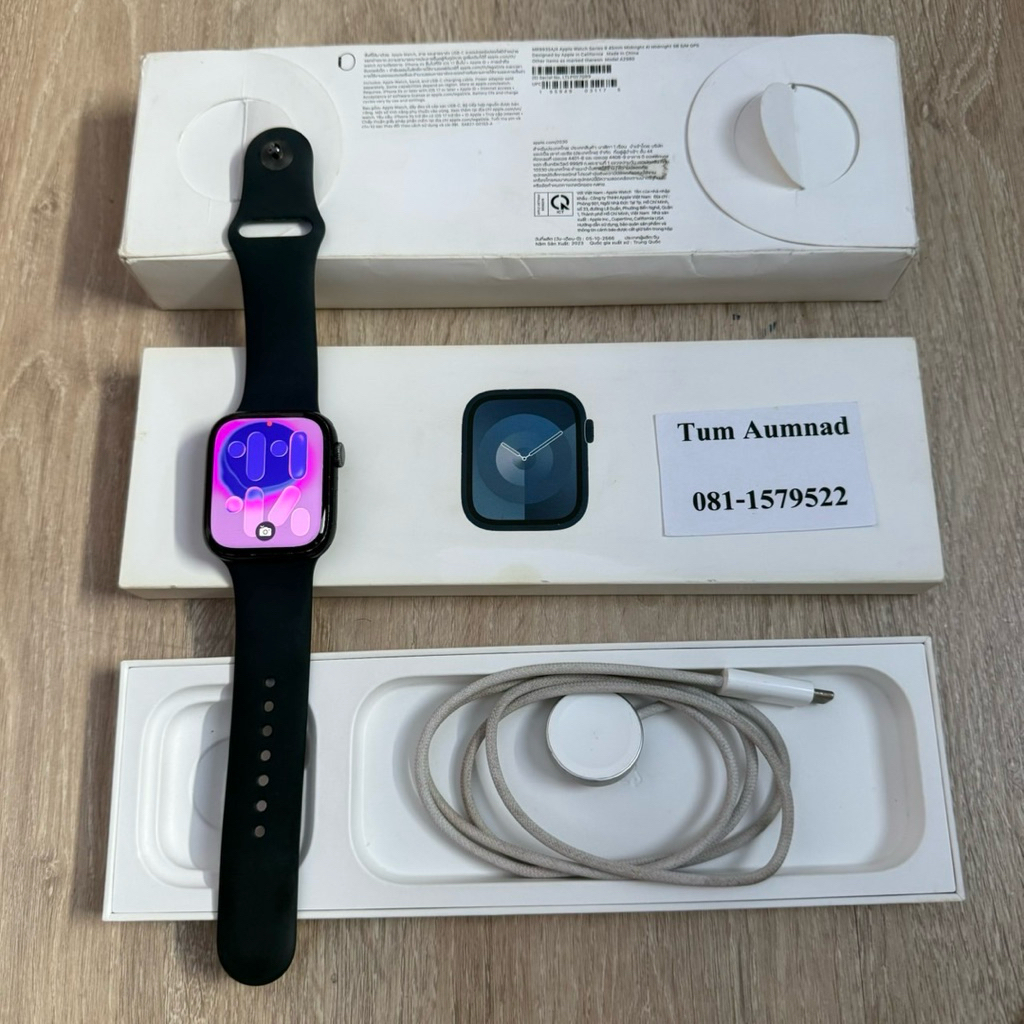 Watch series 9 45mm gps midnight เครื่องศูนย์ไทย