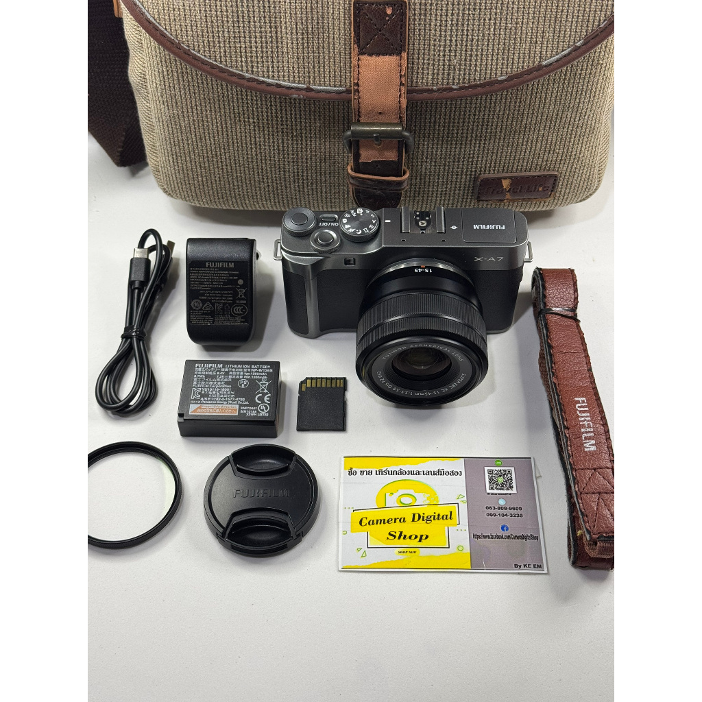 กล้องมือสอง Fujifilm X-A7 + Lens Fujifilm 15-45mm F3.5-5.6 OIS PZ
