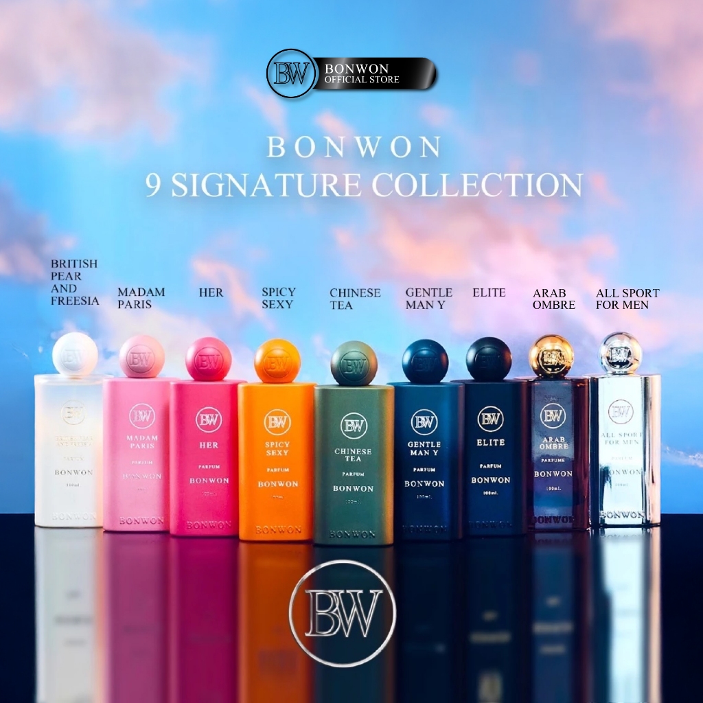 น้ำหอม BONWON Signature Collection - น้ำหอมกลิ่นขายดี กลิ่นยอดนิยม ขนาด 100 ml.