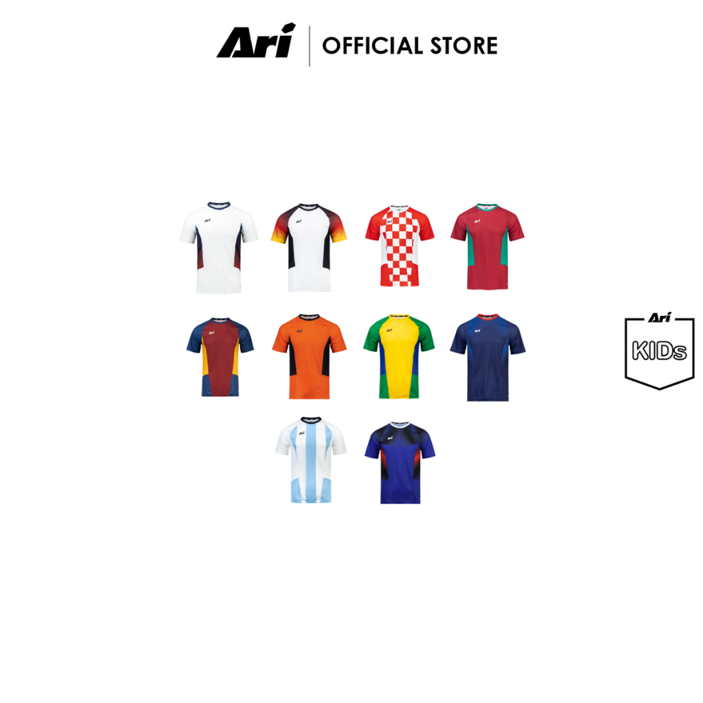 (สินค้าเด็ก) ARI KIDS ADEPT ICONIC NATION TEAM JERSEY - เสื้อฟุตบอลเด็ก อาริ ADEPT ICONIC NATION