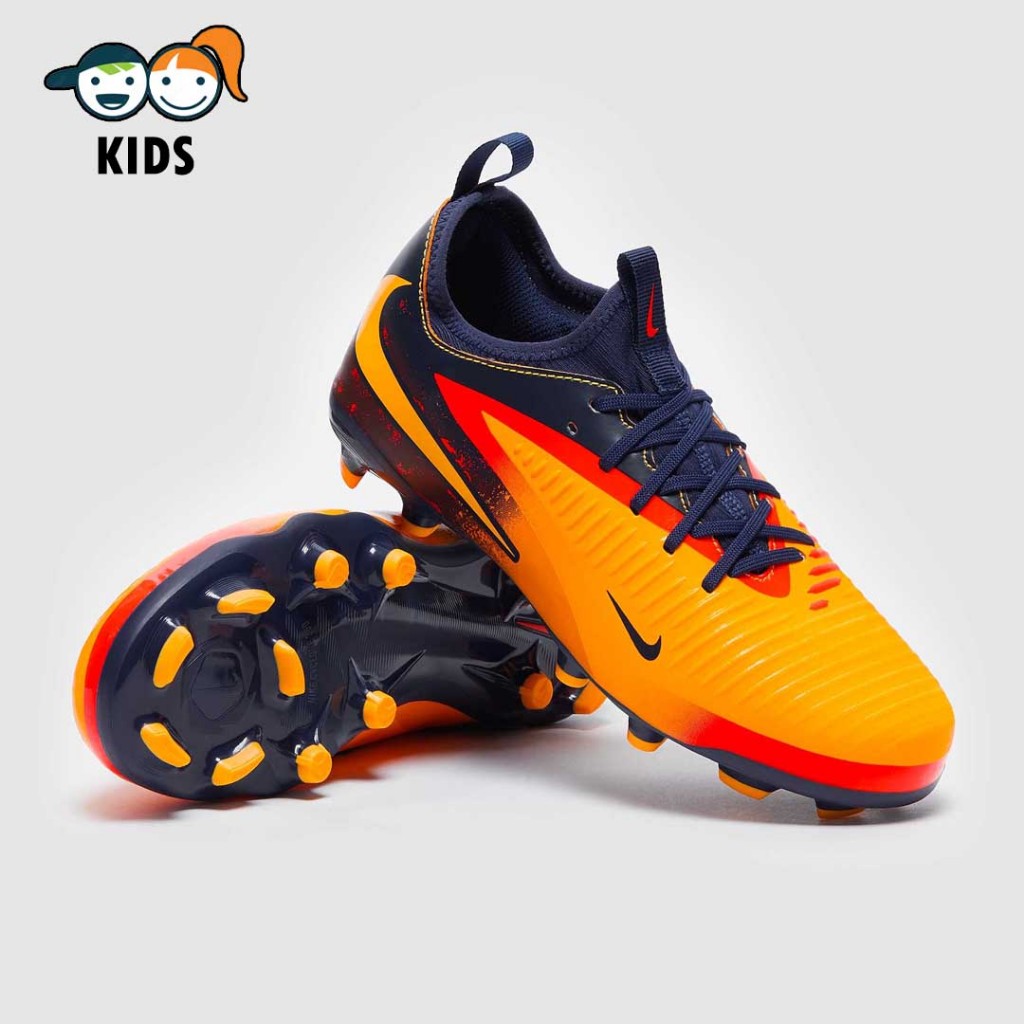 รองเท้าฟุตบอลเด็ก Nike Phantom 6 Low Academy FG/MG Haaland (สตั๊ดเด็กสนามหญ้าจริงและหญ้าเทียม)