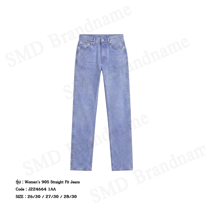 Calvin Klein Jeans กางเกงยีนส์ผู้หญิง รุ่น Women's 90S Straight Fit Jeans Code: J224664 1AA