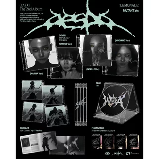 [พร้อมส่ง] aespa - 2nd Full Album [LEMONADE] อัลบั้ม LEMONADE/MUTANT/ACID/CAN/WDA/P.O.S