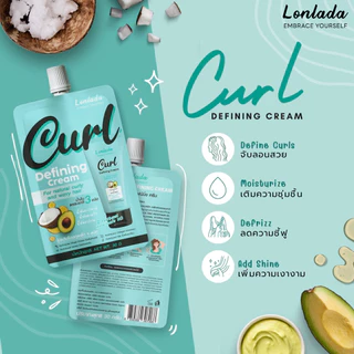 [Duo Set ซอง] ครีมจับลอน + เจลจับลอน Lonlada เซ็ต 2 ชิ้น ล็อคลอนผมสวย อยู่ทรงยาวนาน (Travel Size)