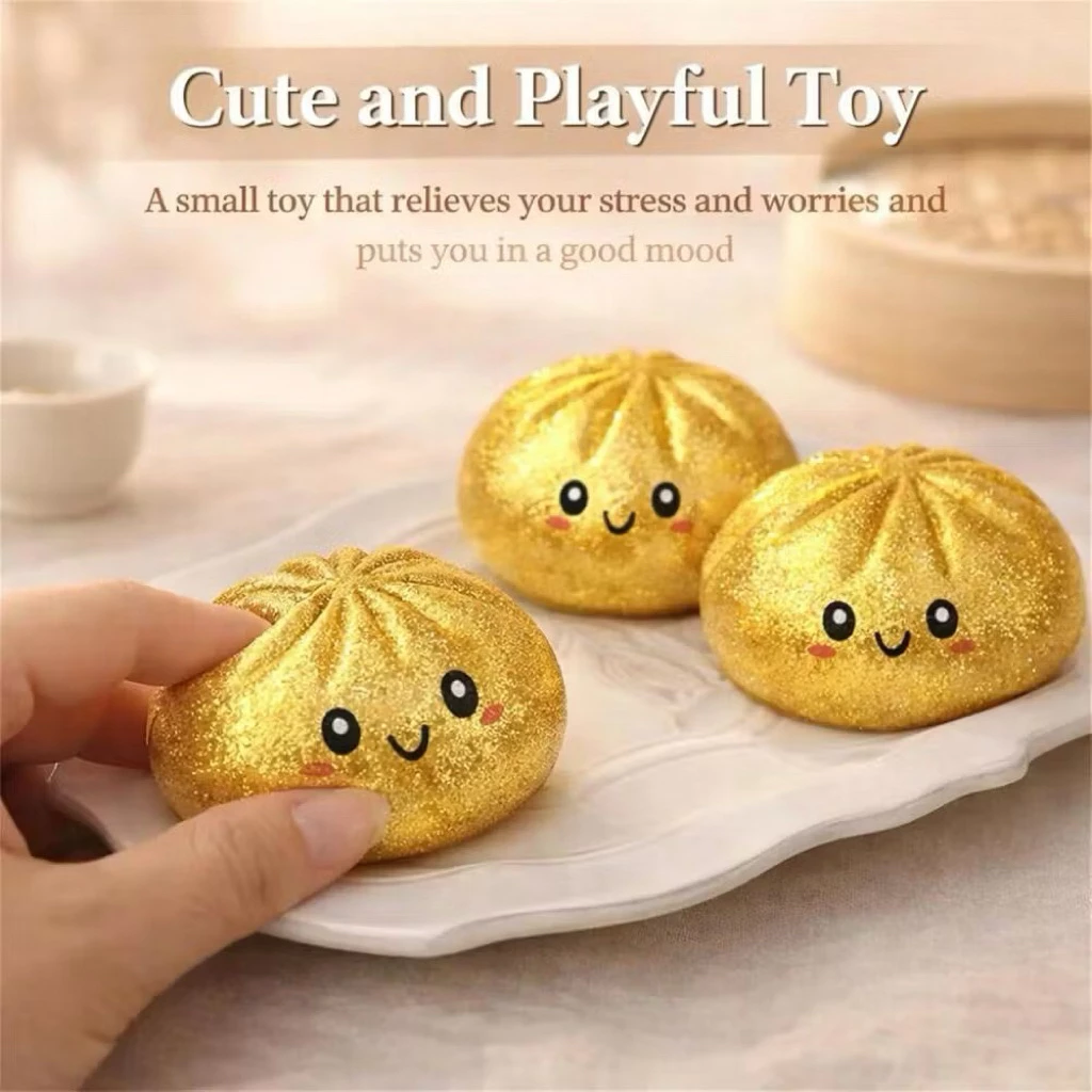 เกี๊ยว ซาลาเปา ของเล่นคลายเครียด รูปเกี๊ยวน่ารัก บีบ บีบ นุ่มนิ่มน่ากอด thumbnail 8