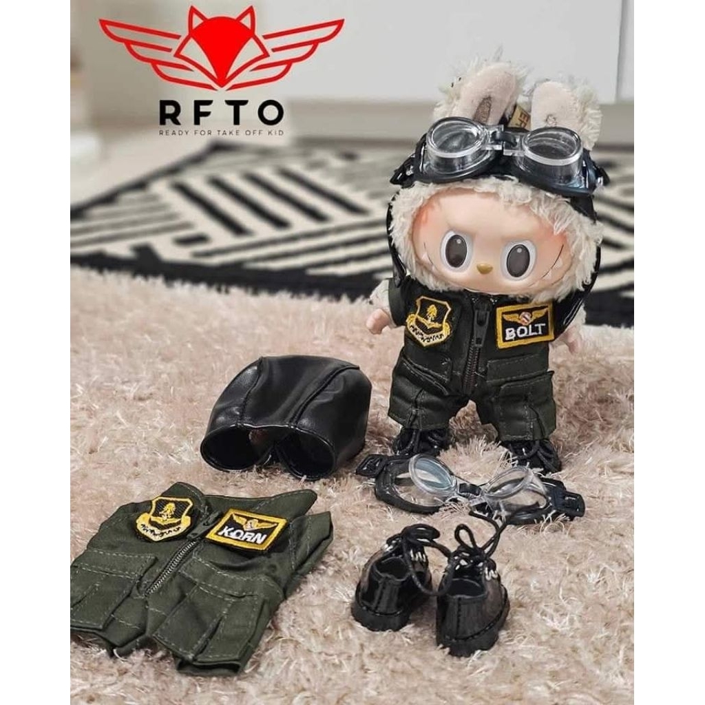 ชุดเซต Labubu Pilot ขนาด 17 ซม.