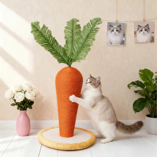 CoCo.pet ที่ฝนเล็บแมวแครอท ลับเล็บแมว เสาลับเล็บ คอนโดแมว ของเล่นแมว ฝนเล็บแมว อุปกรณ์แมว