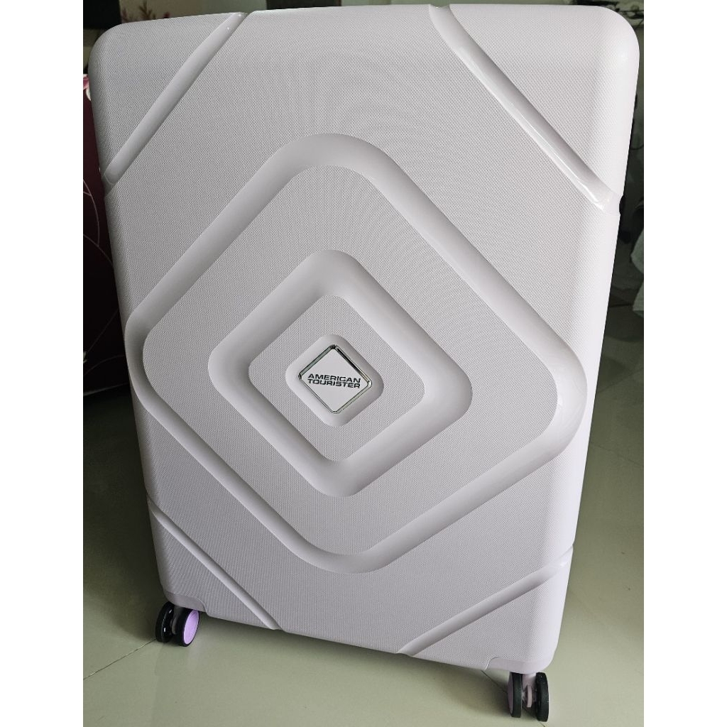 [พร้อมส่ง] American Tourister กระเป๋าเดินทาง 29 นิ้ว สีชมพูอมม่วง รุ่น Trigard / มือ 1 แกะกล่องเช็ค