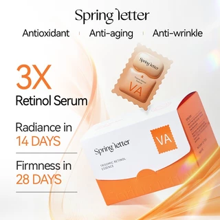 Spring Letter 3X Retinol Serum เรตินอลเซรั่ม เซรั่มผลัดเซลล์ผิวใหม่ กระชับผิว ลดริ้วรอย ผิวขาวกระจ่างใส 10/30 PCS