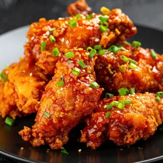 (สินค้าใหม่) ซอสเคลือบไก่ กลิ่นเนยและกระเทียม 800g เพียวฟู้ดส์ ซอสไก่เกาหลี