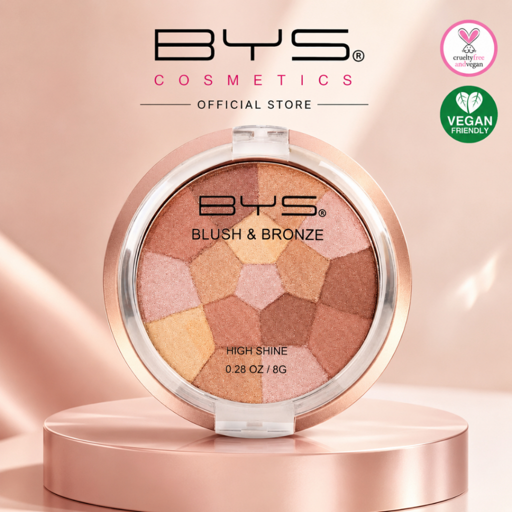 BYS Cosmetics Blush & Bronze Mosaic Pattern (High Shine) 0.28OZ / 8 g. (221)