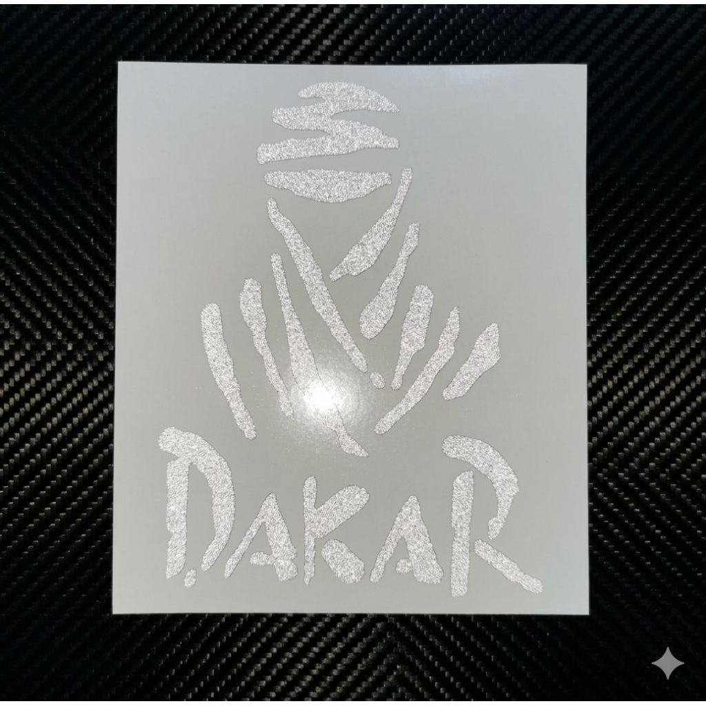 สติ๊กเกอร์ DAKAR แต่งรถ สะท้อนแสง 3m เป็นงานไดคัทตัดประกอบ ทนแดดทนฝน สีไม่ซีดจาง มีทั้งงาน สะท้อนแสง และไม่สะท้อนแสง