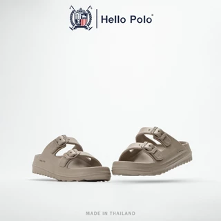 Hello Polo รองเท้าแตะผู้ชาย รองเท้าแตะสายคาดคู่ รองเท้าแตะเพื่อสุขภาพ วัสดุ EVA กันลื่น พื้นหนา ทนต่อการสึกหรอ HP8051