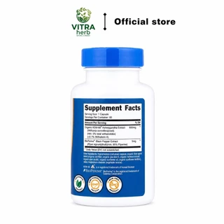 [ของแท้]KSM-66® Ashwagandha อัชวากานดาสกัดเข้มข้น ลดความเครียด หลับสบาย ฟื้นฟูร่างกายจากความล้า