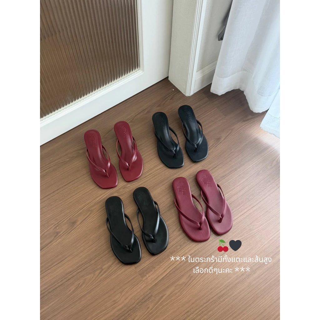 รองเท้า Allbout.shu รุ่น Classy ในตระกร้ามี *** แตะและส้นสูง 1 นิ้ว | ดีไซน์เรียบ Old money เข้าได้กับทุกลุค(Size 36-45) thumbnail 7