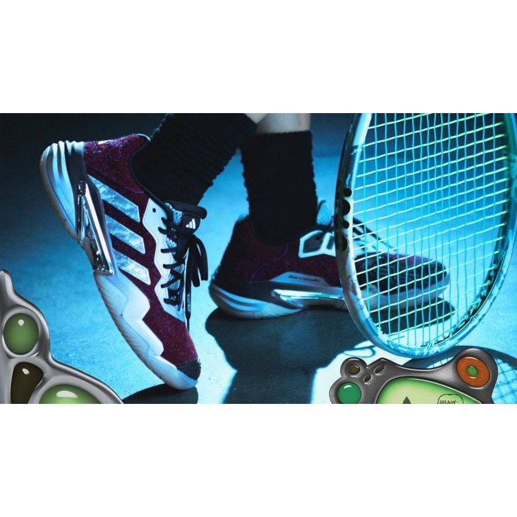 รองเท้าเทนนิส Adidas Barricade 13 Brain Dead - Maroon#JQ1437