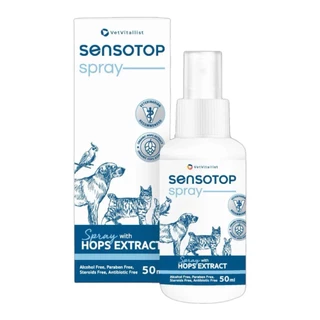 Sensotop spray 50 ml. สำหรับพ่นผิวหนังสัตว์เลี้ยง โรคผิวหนังติดเชื้อ