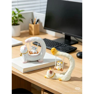 (ย149)โมเดล : Cat Swing Series Blind Box แมวยักษ์ยืดตัว 🐱