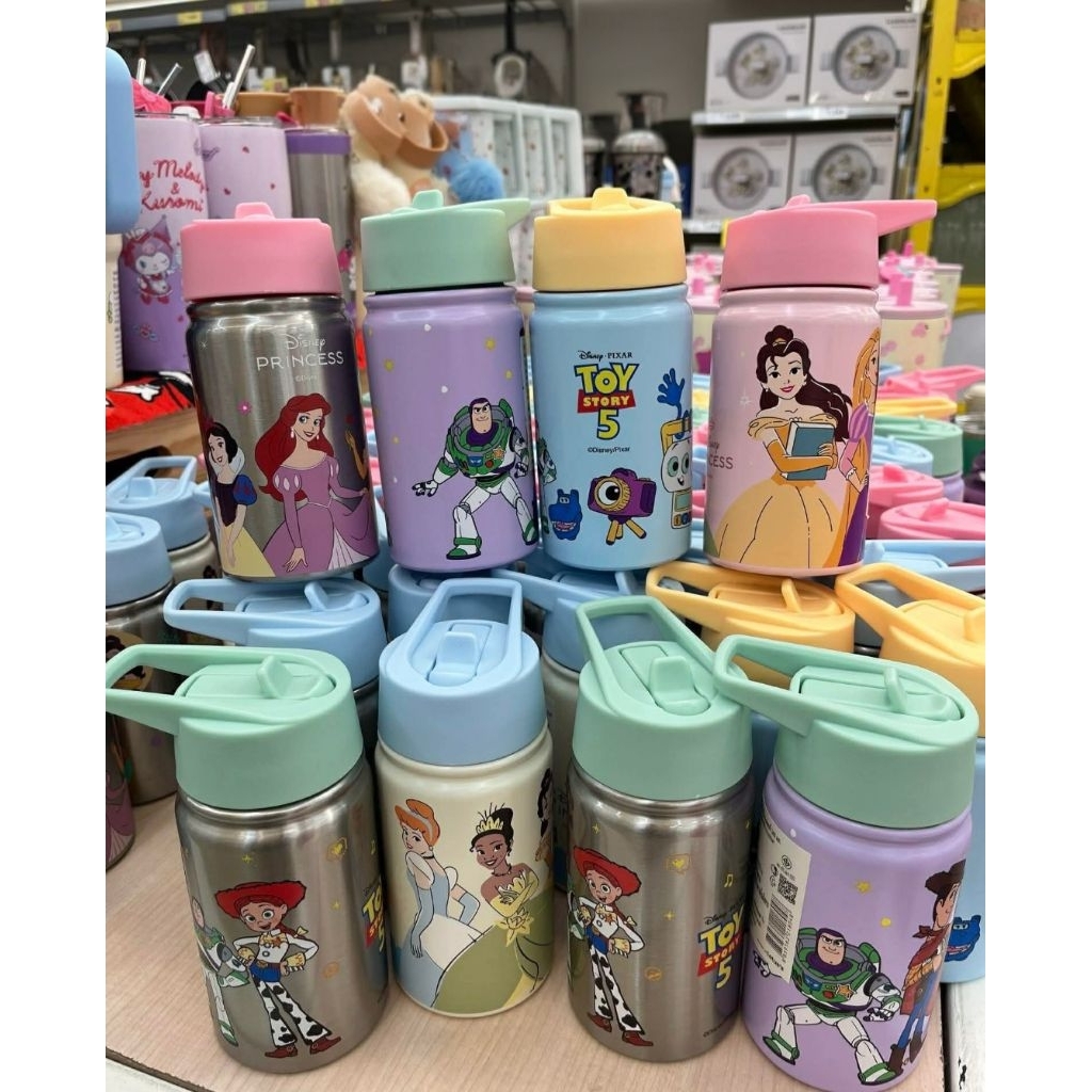 พร้อมส่ง MT กระติกน้ำสแตนเลส Disney Toy Story และเจ้าหญิง ขนาด 360 ml ลิขสิทธิ์แท้