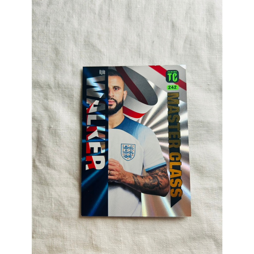 Kyle Walker Master Class Panini Top Class 2024 England Manchester City Rare Insert การ์ดฟุตบอล