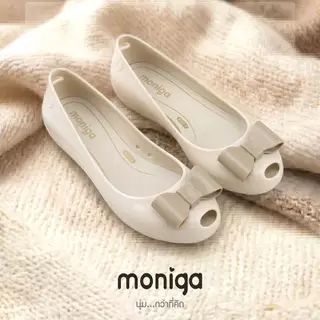 MONIGA รองเท้าคัชชูยางนิ่ม รุ่น Julie Bow ไซส์ 5-8