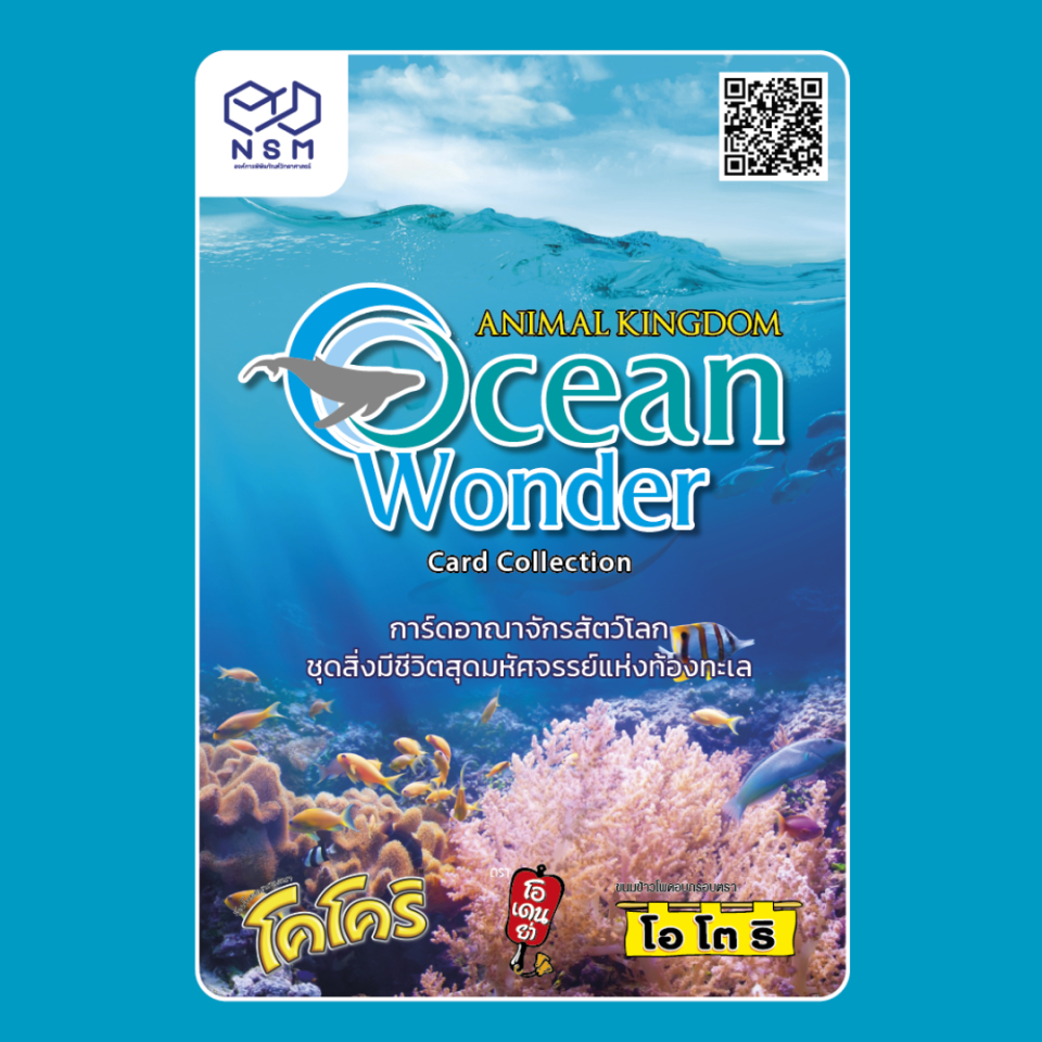 การ์ดอาณาจักรสัตว์โลก ชุดสิ่งมีชีวิตสุดมหัศจรรย์แห่งทองทะเล Animal Kingdom Ocean Wonder Card collection No.040-069