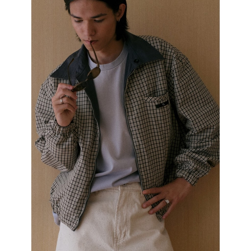 C3 - Preppy Plaid Reversible Jacket แจ็คเก็ตลายสก็อต ใส่ได้สองด้าน