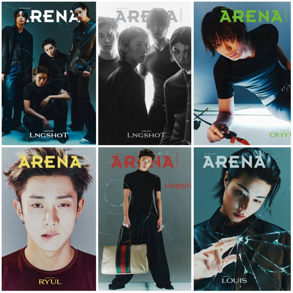 ✅️ พร้อมส่ง LNGSHOT - ARENA HOMME+ MAGAZINE MAY 2026