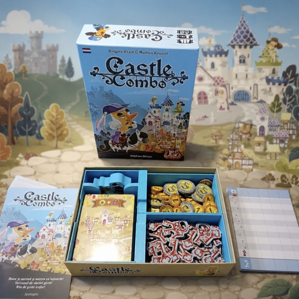 🏰 Castle Combo: Insert & Organizer (วัสดุ PETG) - ตัวช่วยจัดระเบียบ 3D Print (ไม่รวมตัวเกม)
