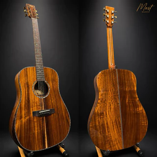 กีต้าร์โปร่ง Most M-ak all solid koa ไม้koaแท้ทั้งตัว โมส มิวสิค