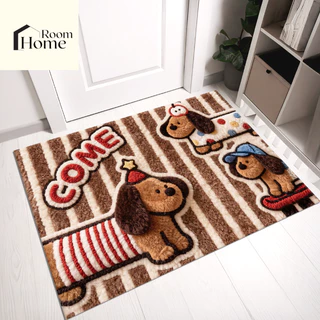 พรม3Dห้องครัว ลายการ์ตูน สัตว์น่ารัก (ไร้ขอบ) ขนาด 40X60 cm