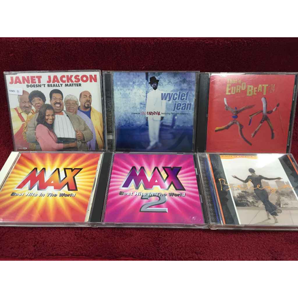 CD Wyclef Jean / CLASSIC / Des'ree / Kenny G / Brother Sister / Pops Series / Gazebo สภาพตามรูปปก EA