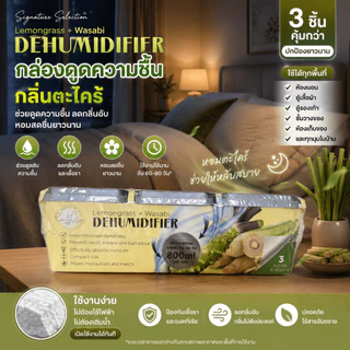 Readycare กล่องดูดความชื้น ขนาด 3*800 ml. ช่วยปรับอากาศ ลดกลิ่นอับ ลดความชื้น