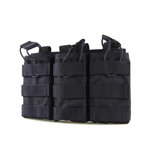 【COD จัดส่งจากกรุงเทพ พร้อมส่ง】ซองเก็บอุปกรณ์สามช่อง MOLLE 5.56/7.62 ใช้กับ M4/AK/AR หยิบเร็ว ทนทาน อุปกรณ์กลางแจ้ง