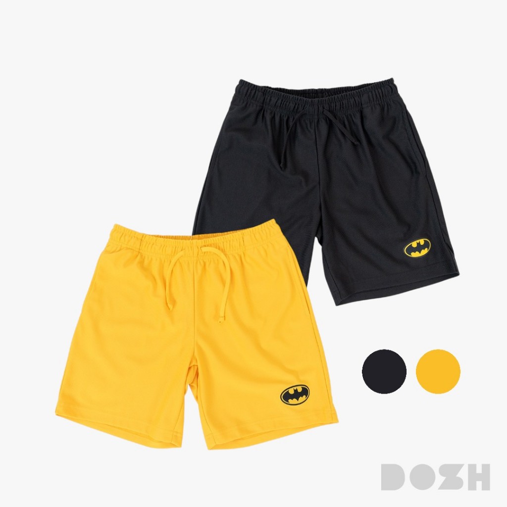 DOSH-UT BOY'S SHORTS BATMAN กางเกงขาสั้นเด็กชาย 2สี (ดำ-เหลือง) FLBBS5002 (4-12)